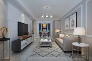 【齐福祥装饰】百乐居126平米简欧风格 典雅别致中带着浪漫温馨