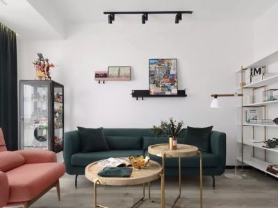 万象春天98平北欧三居室装修案例