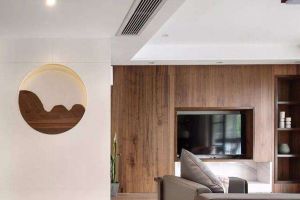 【西安华辉装饰】别用单调的白色客厅墙了 现在大家都这么装修墙面