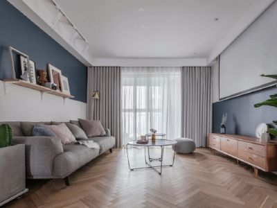 金麟府125平米北欧风三居室装修案例