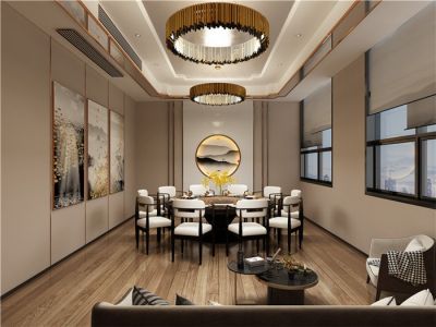 海鲜餐厅现代风格890平米装修案例