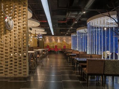 快餐厅现代风格200平米装修案例