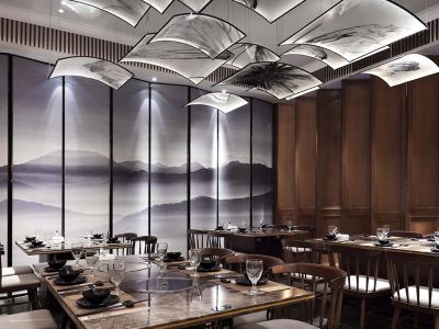 645平米混搭风格火锅店装修案例