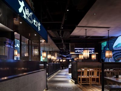 客家餐厅500平米装修设计效果图案例