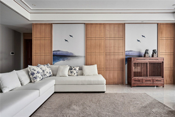 上海三居室客厅设计