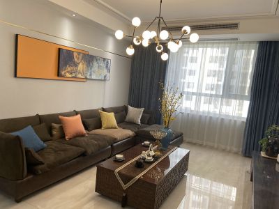 人和天地120平方现代简约装修设计风格效果案例