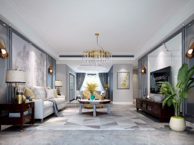 俊发城逸璟峰现代风格装修案例