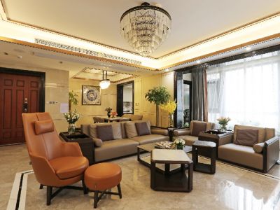 和平上东240平别墅现代风格装修案例