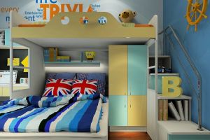 【中山安乐窝装饰】儿童房改造榻榻米为上下床怎么做