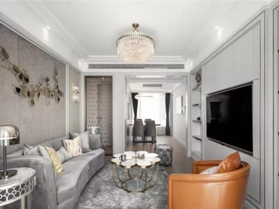 华鸿水云轩三居122平现代简约风格装修案例