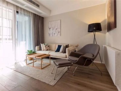 远洋城美域三居106平简约风格装修案例