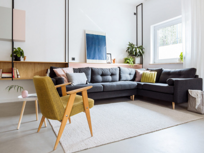 滨湖花园86平二居室北欧极简风格装修案例