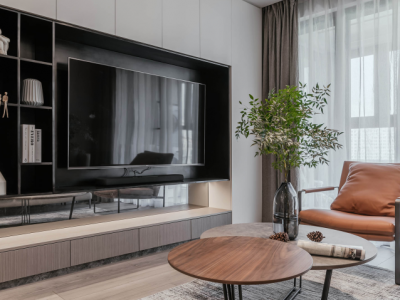 云龙华府98平三居室现代简约风格装修案例