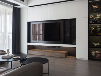 鑫苑景城148平四居室现代简约风格装修案例