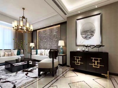 海赋尚城中式风格装修案例