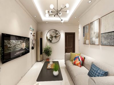 升禾绿城世界现代风格装修案例