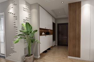 【安阳京东家装装饰】玄关设计|50款实用的玄关鞋柜设计