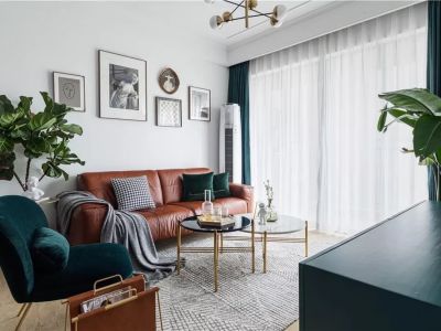 城北国际村三居120平米简约风格装修案例