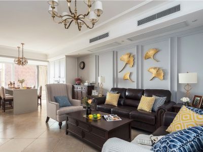 萨尔斯堡三居132平米美式风格装修案例