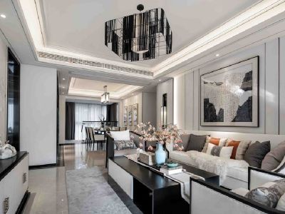 天昱·凤凰城四期 124平米新中式风格装修案例