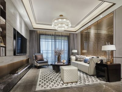 嘉通尚城 132平米现代风格装修案例