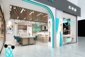 【昆明凌视讯装饰】眼镜店装修这些特点让人眼前一亮