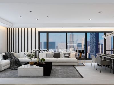 泰和龙庭现代风格装修案例