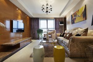 三居室95平米新古典风格效果图赏析