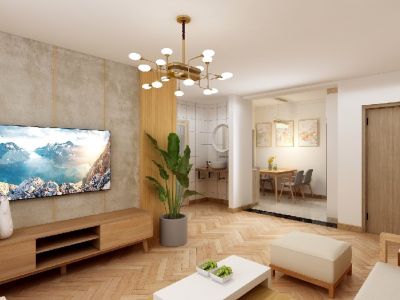 龙湖大境天成日式风格三居室装修案例