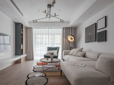 中南旭辉和樾北欧风格三居室装修案例