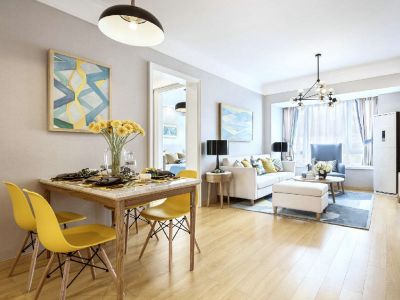 四海自由家一居室简约风格装修案例