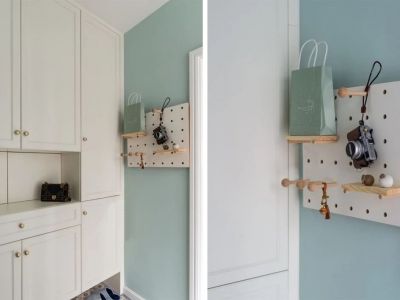 创智国际119平米美式风格三居室装修案例