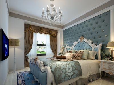 怡景新苑二期109平米欧式风格三居室装修案例