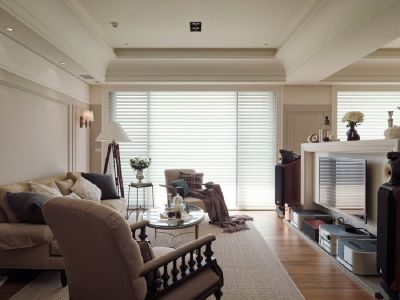 紫云名都140平米现代风格三居室装修案例