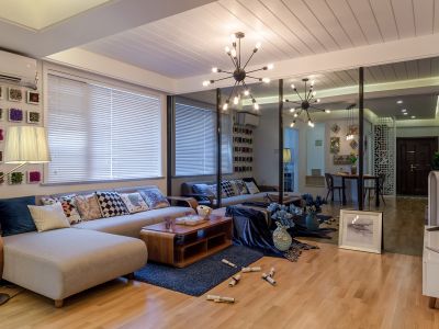 碧桂园悦江山简约风格109平米三室两厅装修案例