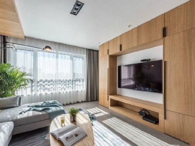 现代风格三居室装修案例