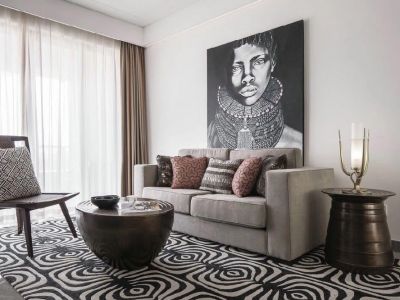 中梁·百悦城现代风格120平米三居室装修效果图案例