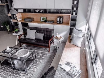 公园左岸现代风格130平米三居室装修效果图案例