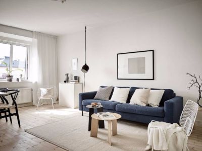 颐和工社北欧风格75平米二居室装修效果图案例