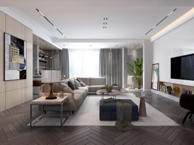 汇置尚郡82平米现代风格装修案例