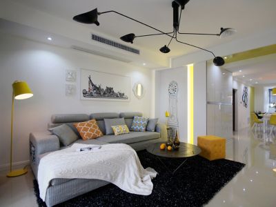 美的盛堂136平米现代四居室装修案例