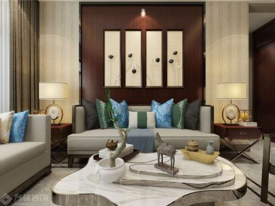 五彩阳光城120平米港式风格装修案例