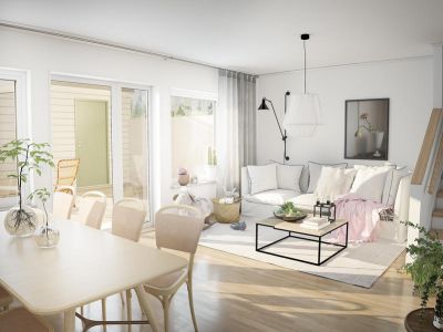 清渭公馆北欧风格三居室装修案例