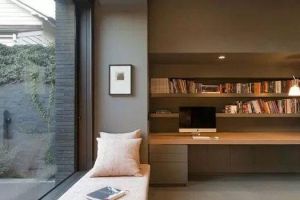 面积小没书房，这样装修设计，轻松实现书房功能