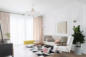 115㎡法式三居室 空间十分敞亮颜值超高!