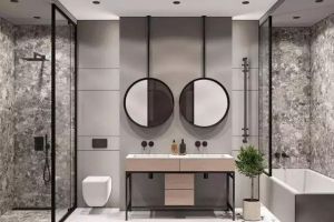 开放式的淋浴房装修 看看别人是怎么设计得好看实用的