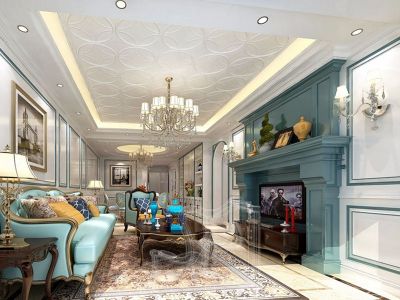 神仙树缤纷86平米欧式两居室装修案例