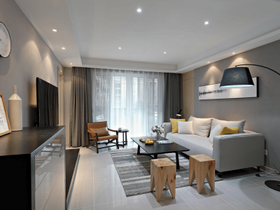 海赋尚城现代简约风格装修案例