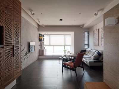 城建花园108平三居室日式风格装修案例