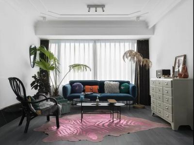 朗诗太湖绿郡现代风格105平米三居室装修案例